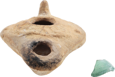 ROMAN/BYZANTINE TERRA COTTA OIL LAMP C.4TH-7TH CENTURY AD - Fagan Arms
