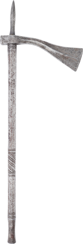 RARE MOGHUL BATTLE AXE 17TH-EARLY 18TH CENTURY - Fagan Arms