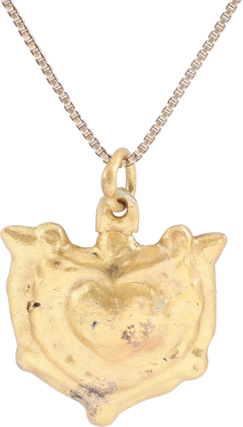 FINE VIKING HEART PENDANT NECKLACE, 900-1000 AD - Fagan Arms