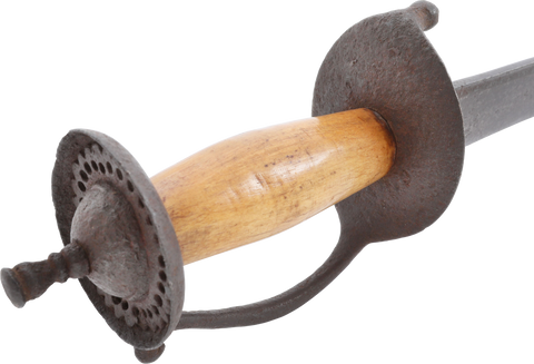 RARE 18TH CENTURY INDONESIAN SHORT SWORD HANGER - Fagan Arms