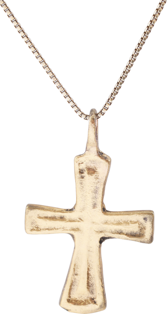 BYZANTINE CROSS PENDANT NECKLACE 6TH-8TH CENTURY AD - Fagan Arms