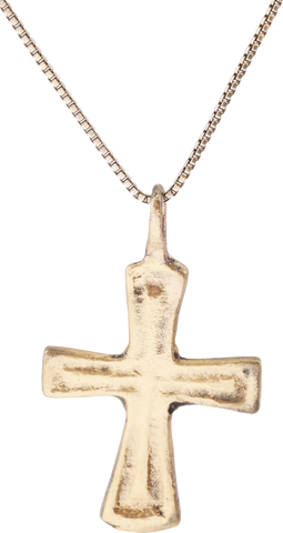 BYZANTINE CROSS PENDANT NECKLACE 6TH-8TH CENTURY AD - Fagan Arms