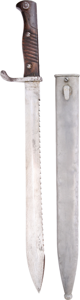 GERMAN SEITENGEWEHR M98 SAW BACK BAYONET - Fagan Arms