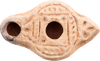 RARE VARIANT ROMAN OIL LAMP C.200-500 AD - Fagan Arms