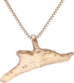 GREEK/UKRAINE BRONZE DOLPHIN PENDANT NECKLACE, 5TH-4TH CENTURY BC - Fagan Arms
