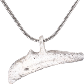 GREEK/UKRAINE BRONZE DOLPHIN PENDANT NECKLACE, 5TH-4TH CENTURY BC - Fagan Arms
