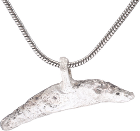 GREEK/UKRAINIAN BRONZE DOLPHIN PENDANT NECKLACE, 5TH-4TH CENTURY BC - Fagan Arms