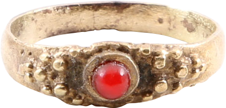 EUROPEAN BETROTHAL RING 16TH-17TH CENTURY SIZE 7 1/2 - Fagan Arms