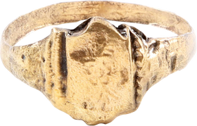 COLONIAL AMERICAN MAN’S RING C.1750, SIZE 12 ¼ - Fagan Arms