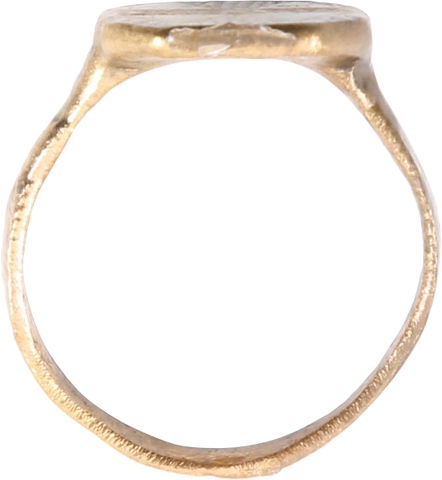 BYZANTINE CHRISTIAN RING, 5TH-9TH CENTURY AD, SIZE 10 ½ - Fagan Arms