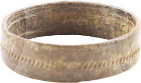 ANCIENT VIKING WEDDING RING, SIZE 9 1/4 - Fagan Arms
