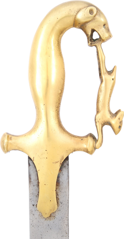 INDOPERSIAN GILT HILT SHAMSHIR 19TH CENTURY - Fagan Arms