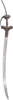 INDOPERSIAN TWO HAND SWORD KHONDA, 17TH-18TH CENTURY - Fagan Arms
