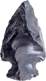 PRE-COLUMBIAN OBSIDIAN VOTIVE ARROWHEAD - Fagan Arms