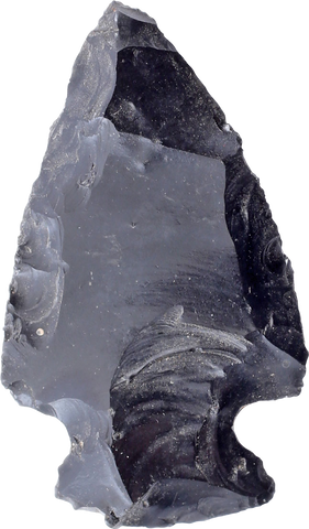 PRE-COLUMBIAN OBSIDIAN VOTIVE ARROWHEAD - Fagan Arms