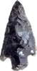 PRE-COLUMBIAN OBSIDIAN ARROWHEAD, C.1000 BC-800 AD - Fagan Arms
