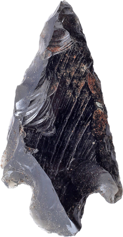 PRE-COLUMBIAN OBSIDIAN ARROWHEAD, C.1000 BC-800 AD - Fagan Arms