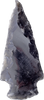 FINE PRE-COLUMBIAN OBSIDIAN ARROWHEAD - Fagan Arms