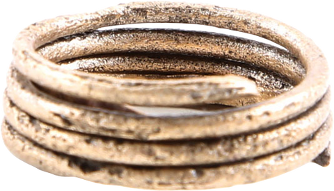 ANCIENT VIKING COIL RING 850-1050 AD, SIZE 10 ¼ - Fagan Arms