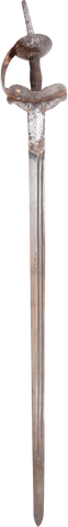 INDOPERSIAN TWO HAND SWORD KHONDA, 18TH CENTURY - Fagan Arms