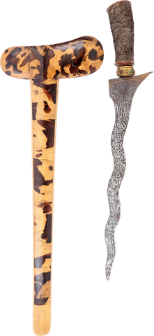 LARGE BALI KRIS 19TH CENTURY - Fagan Arms