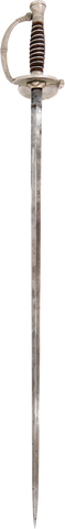 BELGIAN SILVERED HILTED OFFICER’S SWORD, LAST QUARTER OF THE 19TH CENTURY - Fagan Arms