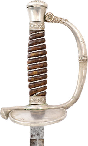 BELGIAN SILVERED HILTED OFFICER’S SWORD, LAST QUARTER OF THE 19TH CENTURY - Fagan Arms