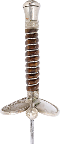 BELGIAN SILVERED HILTED OFFICER’S SWORD, LAST QUARTER OF THE 19TH CENTURY - Fagan Arms