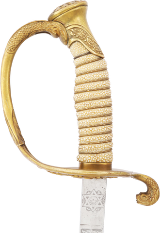 US M.1852 NAVAL OFFICER’S SWORD - Fagan Arms