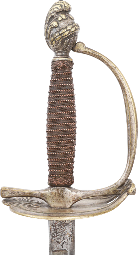 FRENCH SILVERED HILT OFFICER’S SWORD, C.1790 - Fagan Arms