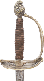 FRENCH SILVERED HILT OFFICER’S SWORD, C.1790 - Fagan Arms