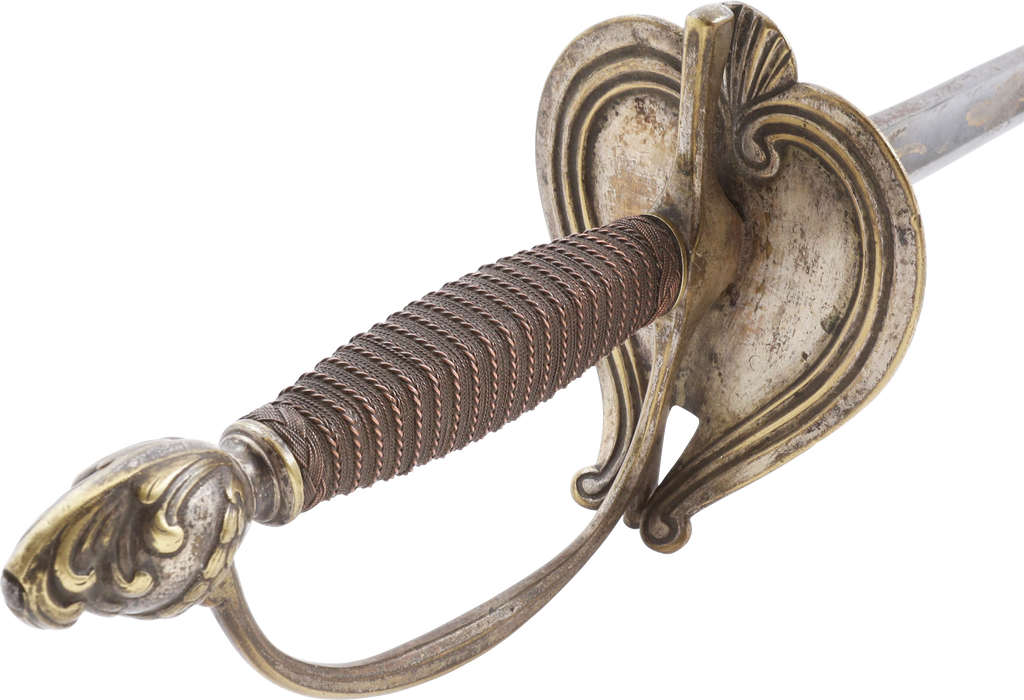 FRENCH SILVERED HILT OFFICER’S SWORD, C.1790 - Fagan Arms
