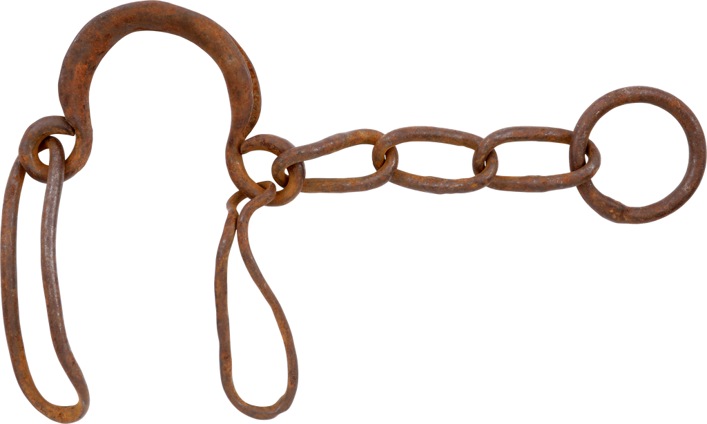 HEAVY FORGED IRON SLAVE LEG SHACKLE - Fagan Arms