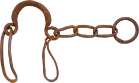HEAVY FORGED IRON SLAVE LEG SHACKLE - Fagan Arms