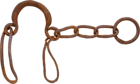 HEAVY FORGED IRON SLAVE LEG SHACKLE - Fagan Arms