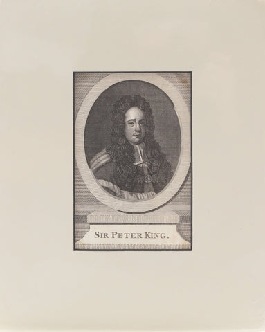 ORIGINAL ENGLISH LITHOGRAPH, Sir Peter King - Fagan Arms
