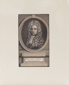 ORIGINAL ENGLISH LITHOGRAPH WILLIAM COWPER