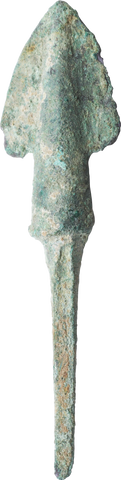 EUROPEAN BRONZE ARROWHEAD, LATE BRONZE AGE C.1200-800BC. - Fagan Arms