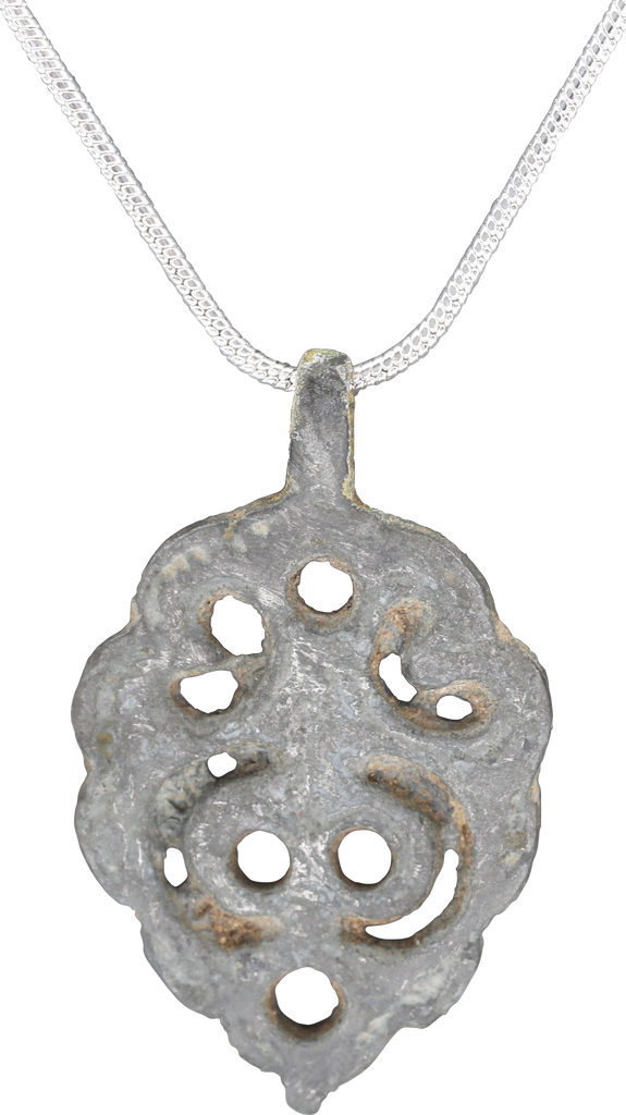 ROMAN SILVERED PENDANT NECKLACE, 1ST-4TH CENTURY AD - Fagan Arms