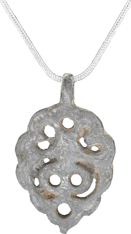 ROMAN SILVERED PENDANT NECKLACE, 1ST-4TH CENTURY AD - Fagan Arms