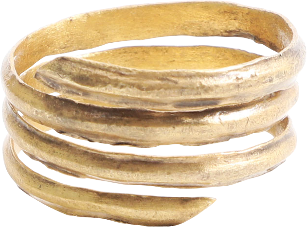 VIKING COIL RING 850-1050 AD, SIZE 11 1/4 - Fagan Arms