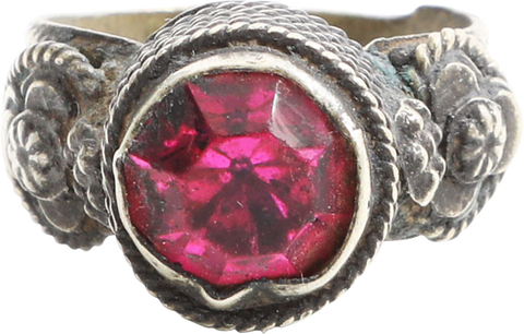 SILVER EASTERN EUROPEAN GYPSY RING 19TH CENTURY, SIZE 8 - Fagan Arms