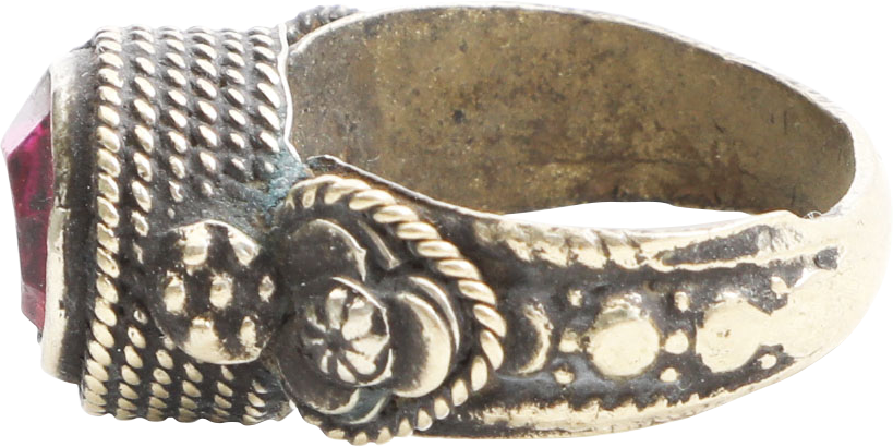 SILVER EASTERN EUROPEAN GYPSY RING 19TH CENTURY, SIZE 8 - Fagan Arms