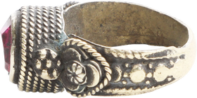SILVER EASTERN EUROPEAN GYPSY RING 19TH CENTURY, SIZE 8 - Fagan Arms