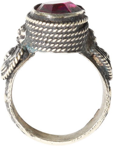 SILVER EASTERN EUROPEAN GYPSY RING 19TH CENTURY, SIZE 8 - Fagan Arms