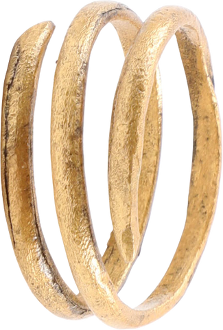 VIKING COIL RING, 9TH-10TH CENTURY AD, SIZE 9 ¼ - Fagan Arms