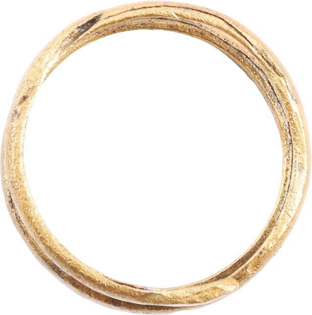 VIKING COIL RING, 9TH-10TH CENTURY AD, SIZE 9 ¼ - Fagan Arms