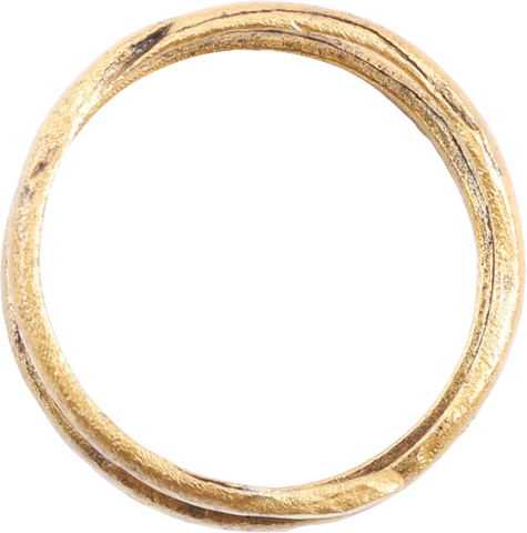 VIKING COIL RING, 9TH-10TH CENTURY AD, SIZE 9 ¼ - Fagan Arms
