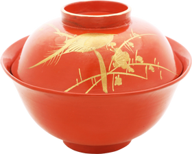 JAPANESE LACQUERED BOWL, OWAN. MEIJI PERIOD, BEFORE 1912 - Fagan Arms