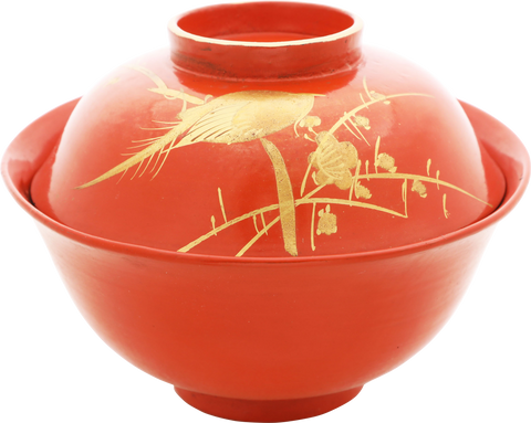 JAPANESE LACQUERED BOWL, OWAN. MEIJI PERIOD, BEFORE 1912 - Fagan Arms